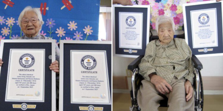 Umeno e Koume receberam o reconhecimento do Guinness pelo correio. Foto: PR Times.