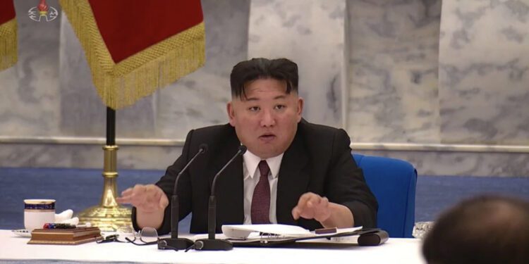 Líder norte-coreano Kim Jong-un. Reprodução / Fuji - KCNA.