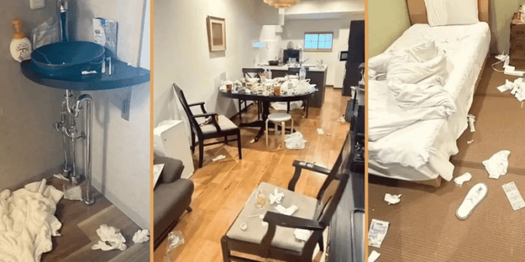 Turistas Chineses Deixam Hospedaria em Osaka em Desordem e Geram Revolta Online - ThingsOut #image_title