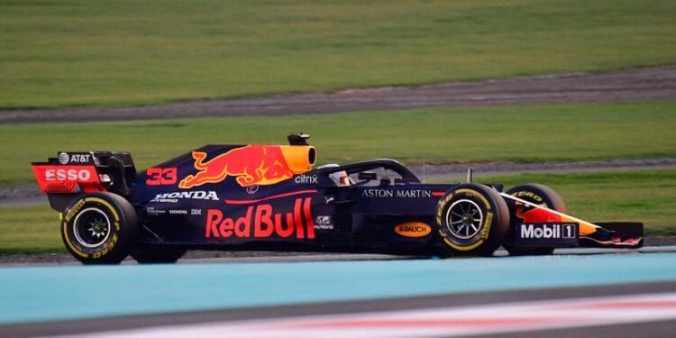 Max Verstappen, da Red Bull, durante GP de Abu Dhabi de 2020