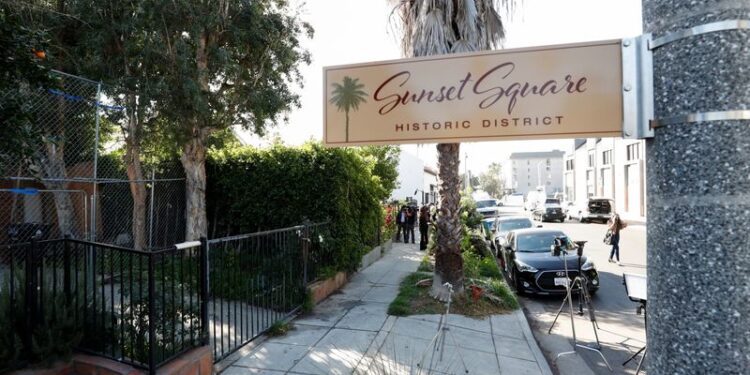 Site where Lady Gaga's dog walker was shot and two dogs stolen in L.A.